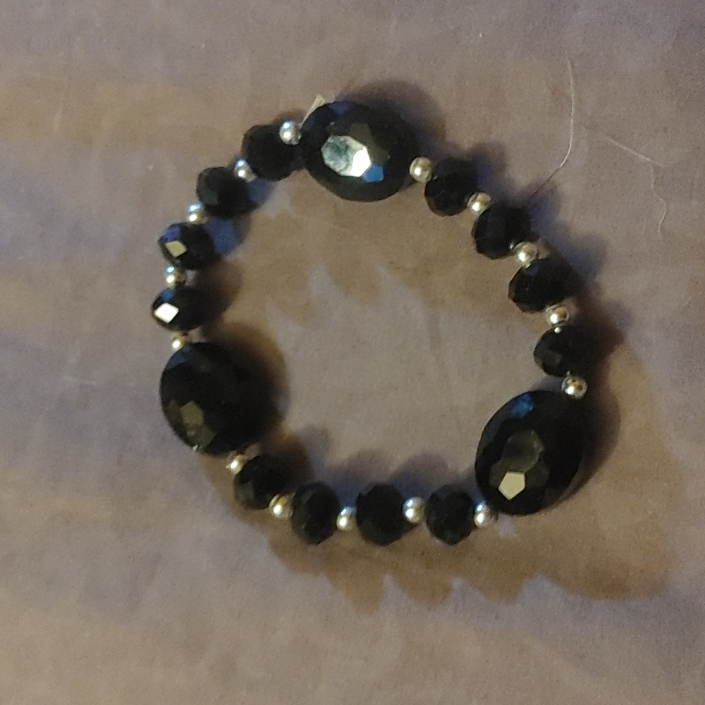 Beaded Black Bracelet any 5 for $10